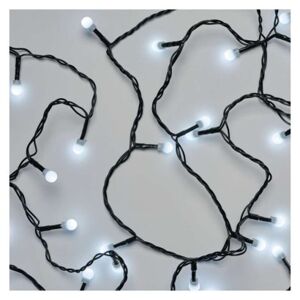 Světelný LED řetěz Cherry s programy 20 m studená bílá