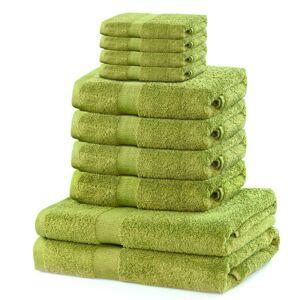 Sada ručníků DecoKing Kunis světle zelených