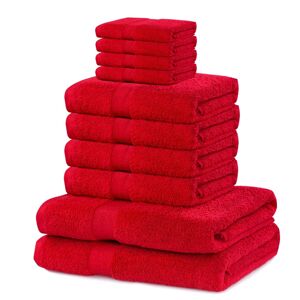 Sada ručníků DecoKing Kunis červených