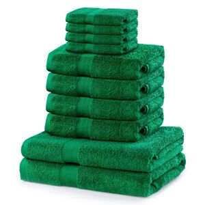 Sada ručníků DecoKing Kunis zelených